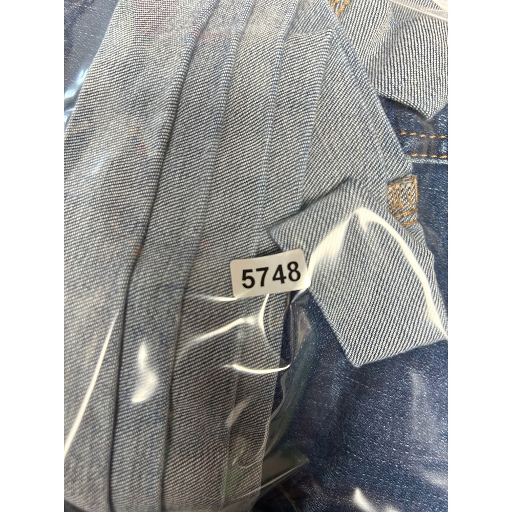 Summer Casual a.n.a Woman 20W Blue Medium Wash Cuffed Stretch Denim Shorts - Picture 9 of 9